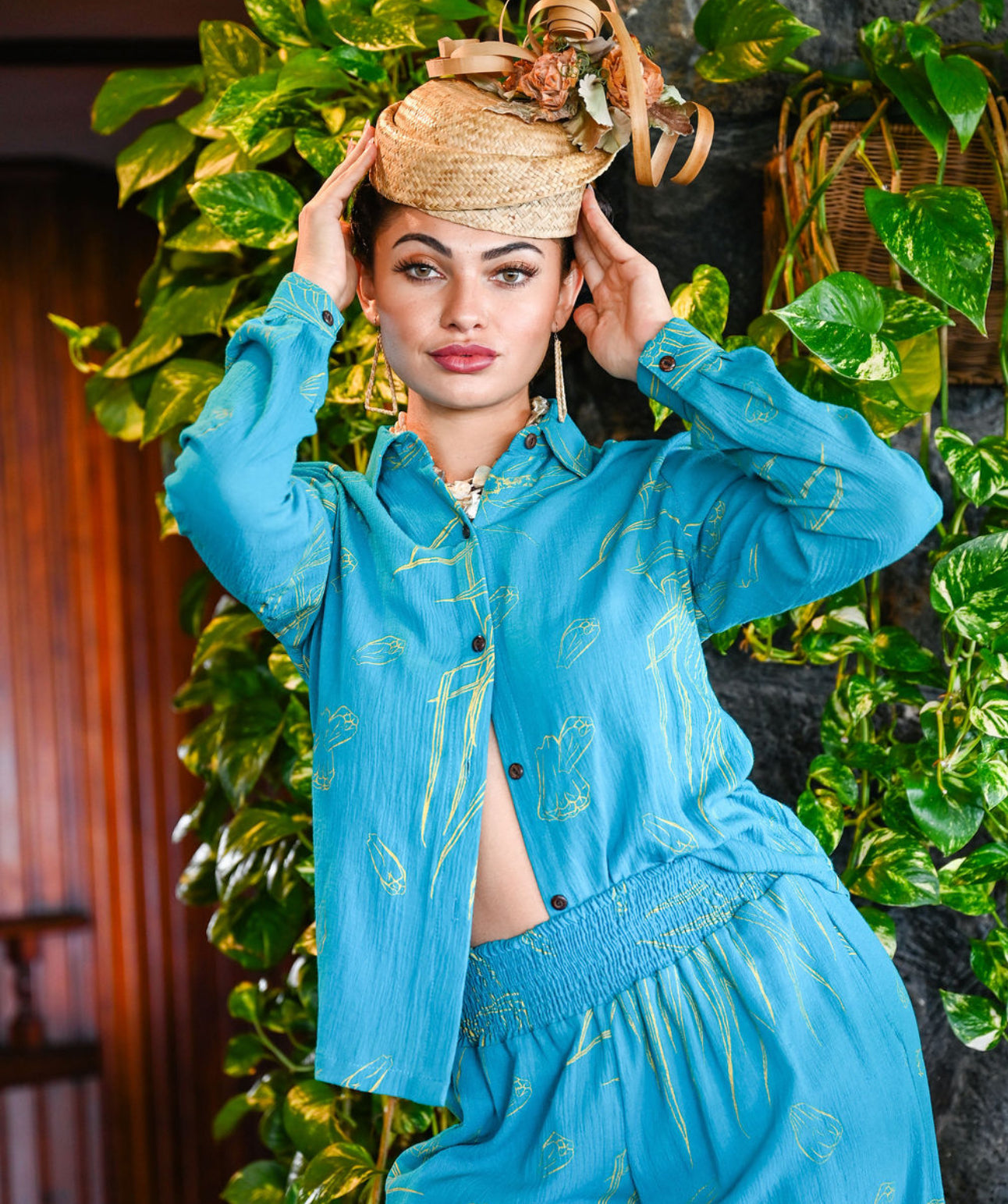Kauʻi Long Sleeve Blouse (Sʻ25)