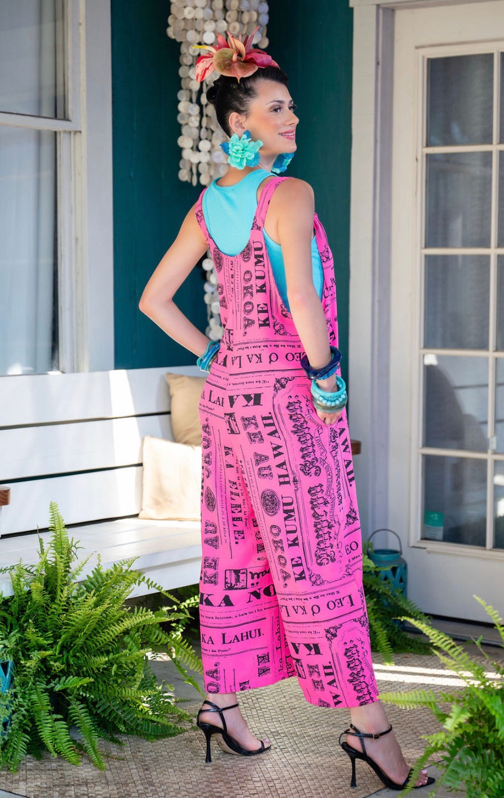 Kaʻi Tie Romper 3/4 AIRFLOW (BNNP)