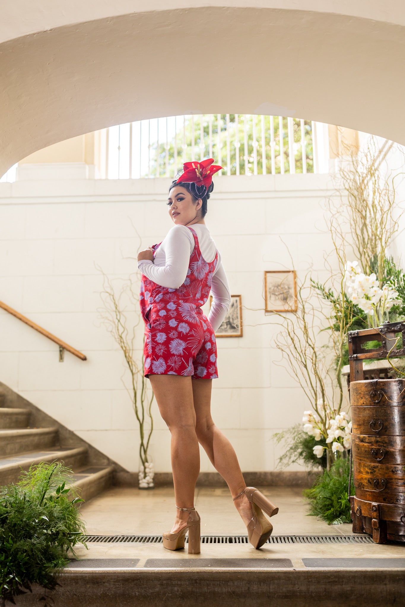 Ka’i Tie Romper (LINEN Winter ʻ25)