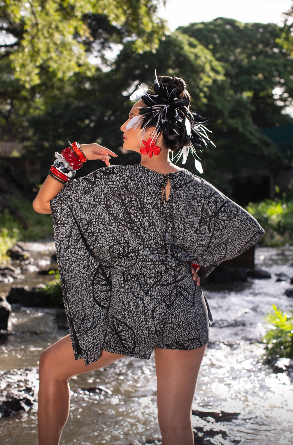 Haulani Shorts Romper DTY-S (MMʻ25)