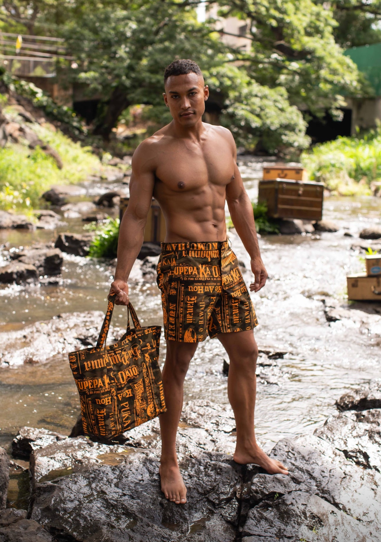 NAPOOPOO ZIPPERED TOTE (RIPSTOP ʻ25)