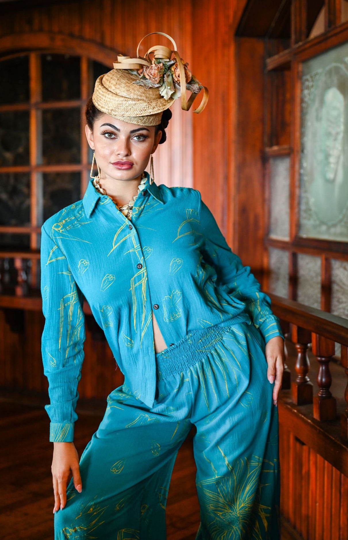 Kauʻi Long Sleeve Blouse (Sʻ25)