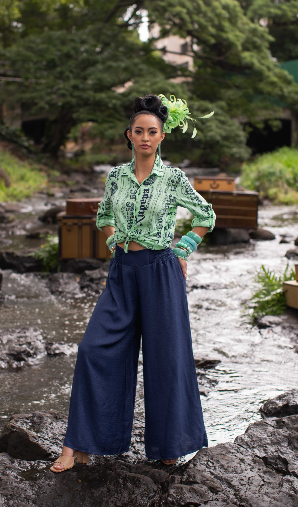 Kauʻi Long Sleeve Blouse GAUZE (MMʻ25)