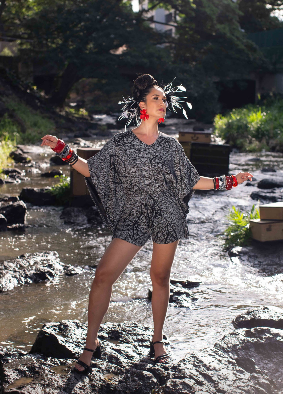 Haulani Shorts Romper DTY-S (MMʻ25)