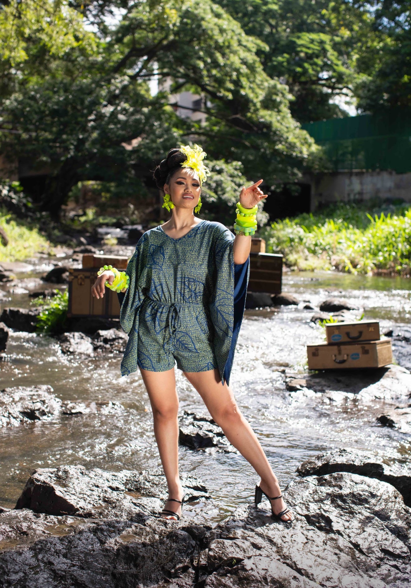 Haulani Shorts Romper DTY-S (MMʻ25)