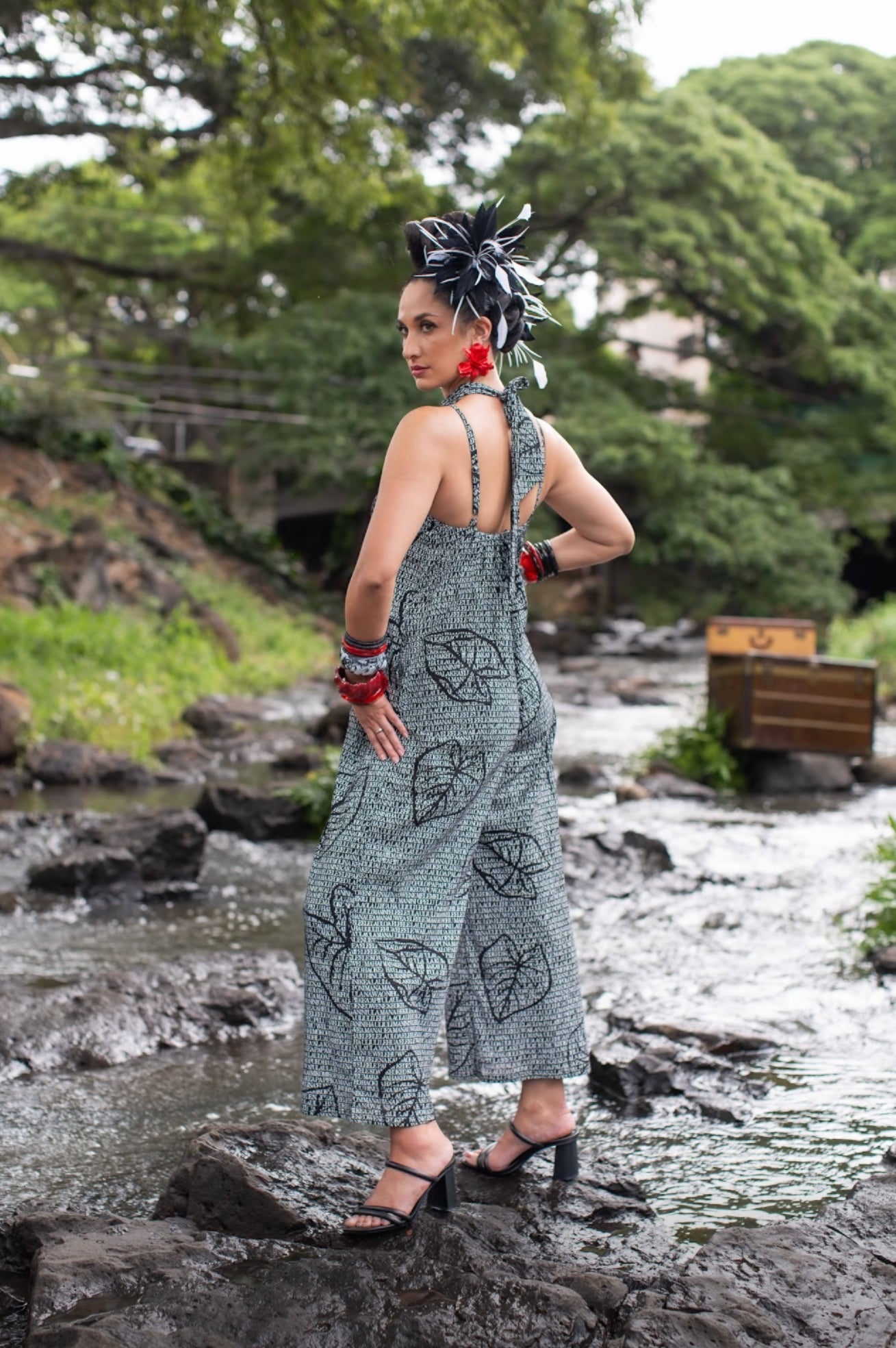 Kaleinani Halter Pant Romper GAUZE (MMʻ25)