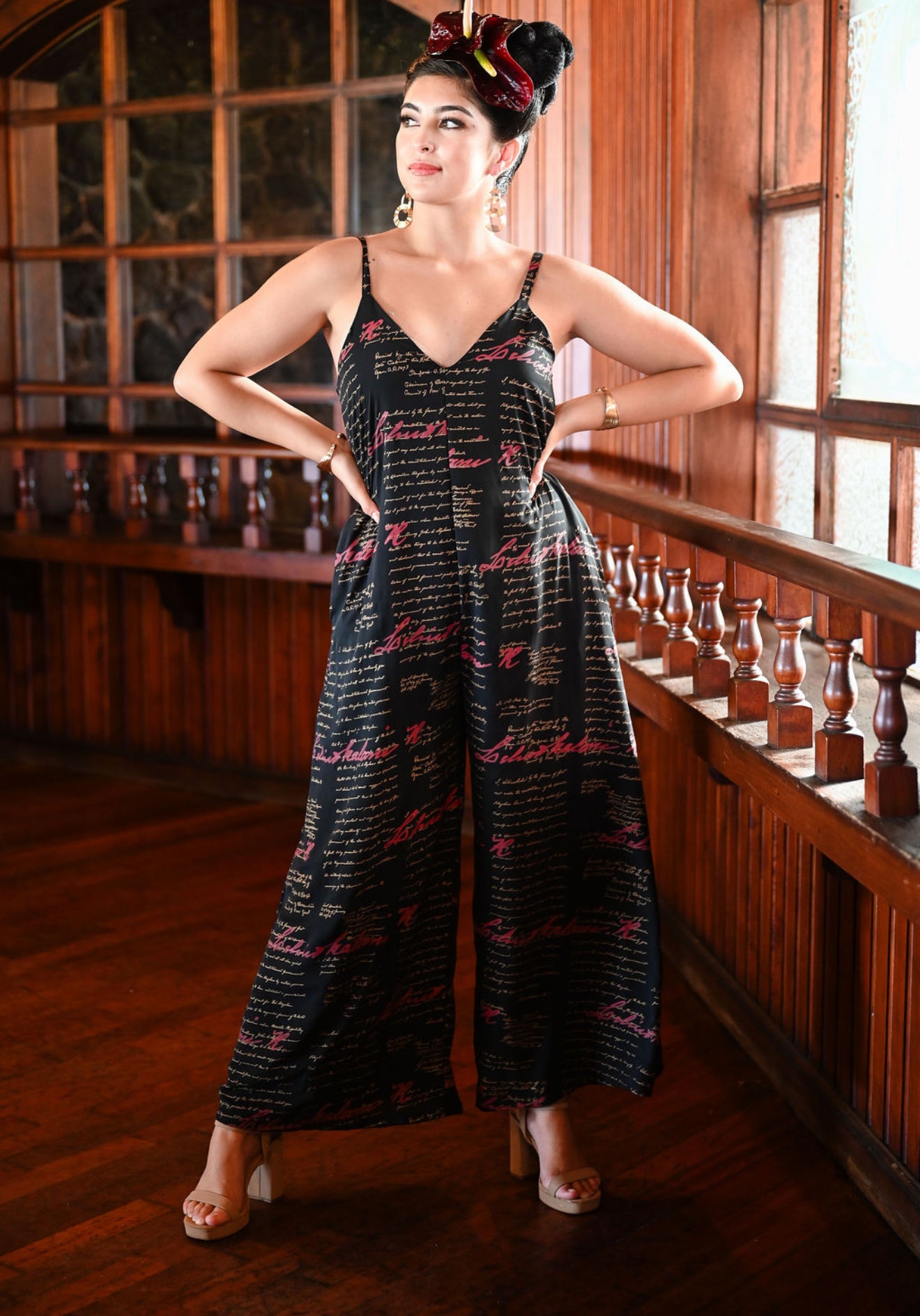 Ku’ulei Pant Romper WOOL DOBBY