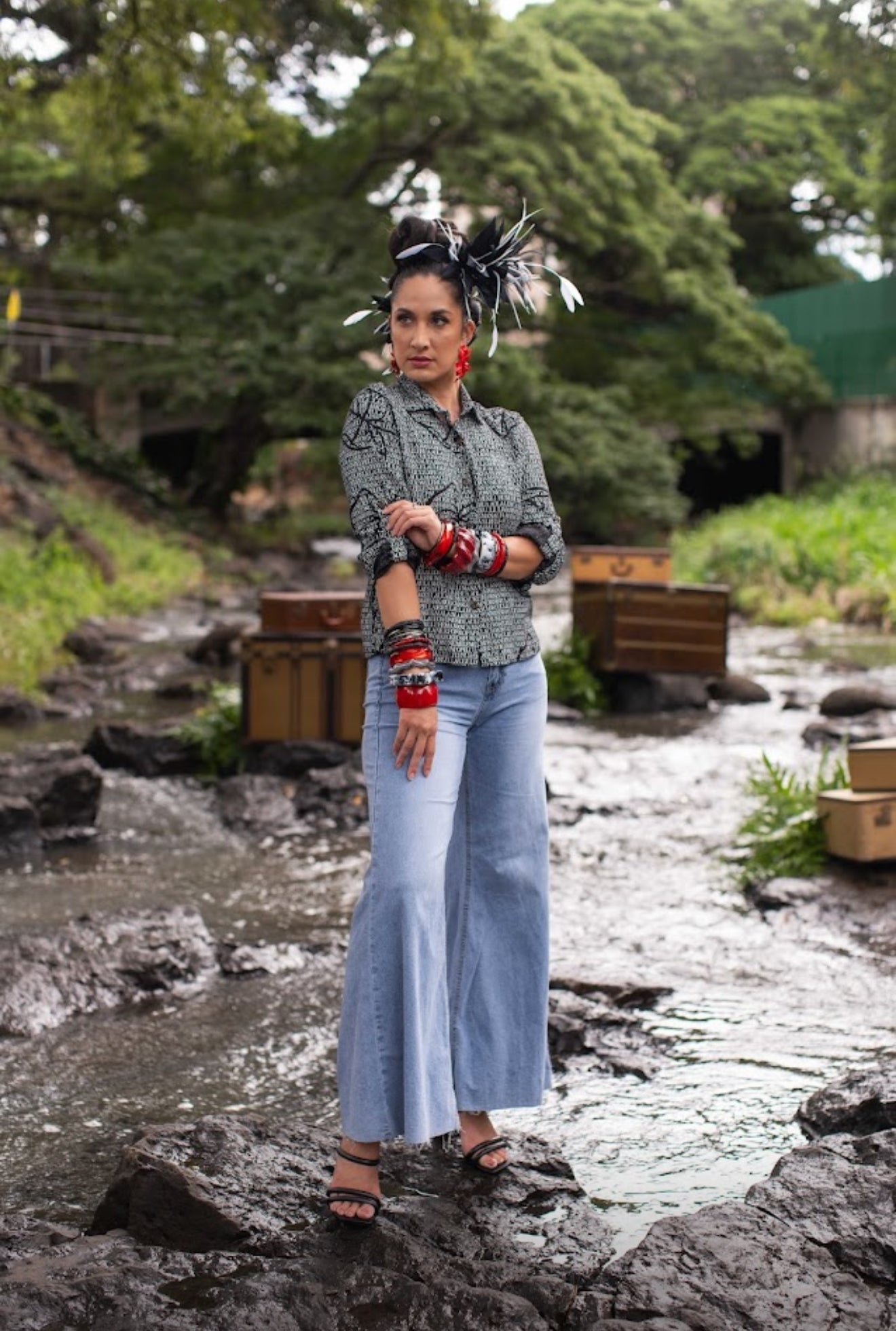 Kauʻi Long Sleeve Blouse GAUZE (MMʻ25)