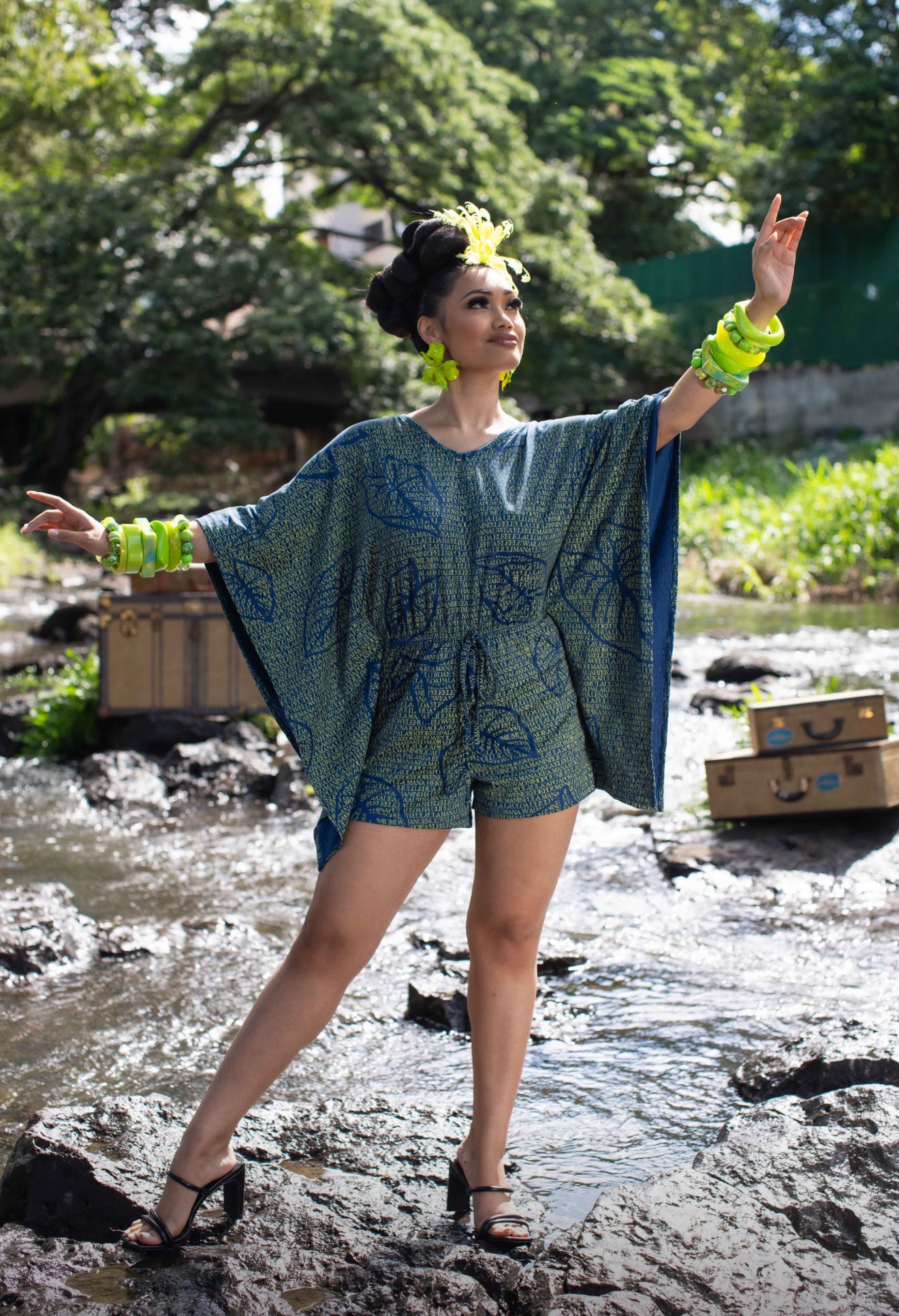 Haulani Shorts Romper DTY-S (MMʻ25)