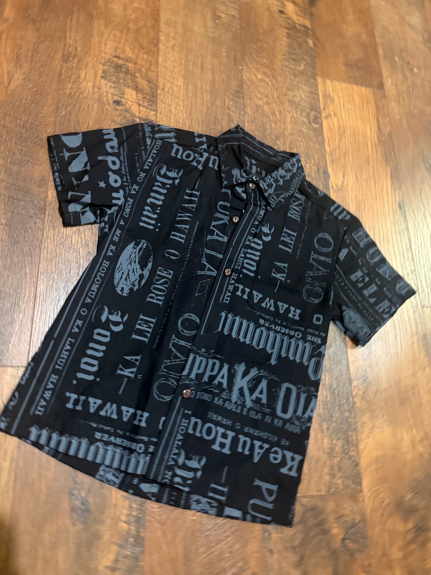 Aloha Shirt Button Down BOYS (LINEN MIH ʻ25)