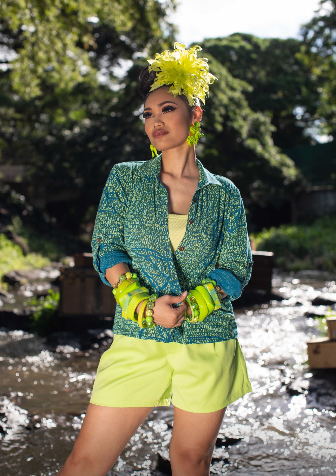 Kauʻi Long Sleeve Blouse GAUZE (MMʻ25)