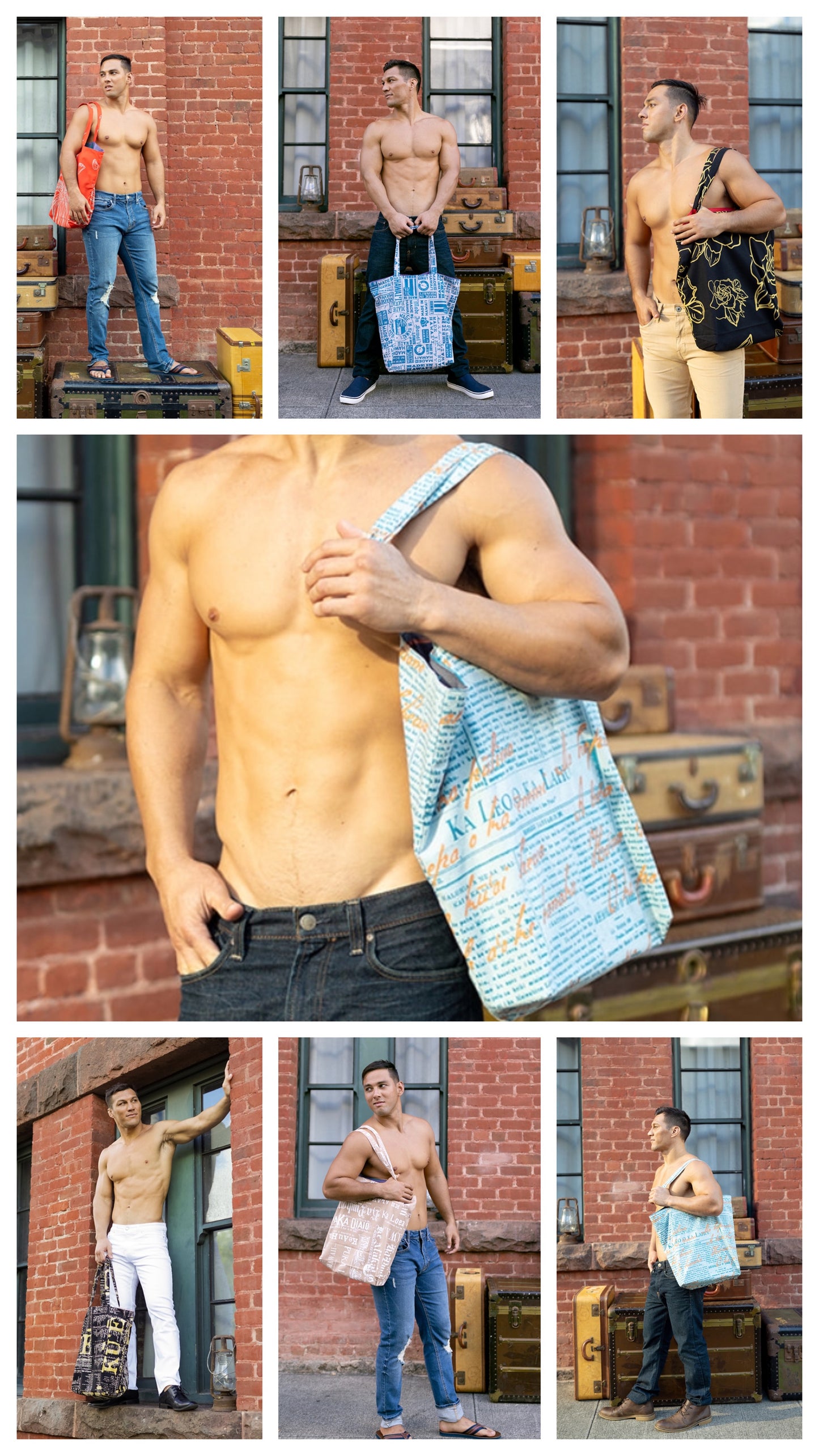 Niumalu 20" Reversible Tote Bag (Linen)
