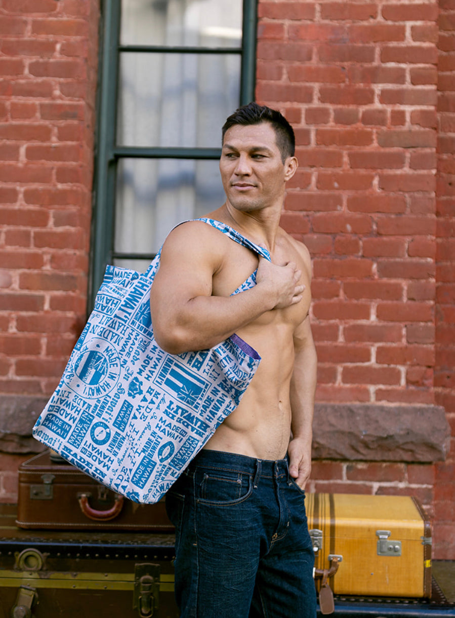 Niumalu 20" Reversible Tote Bag (Linen)