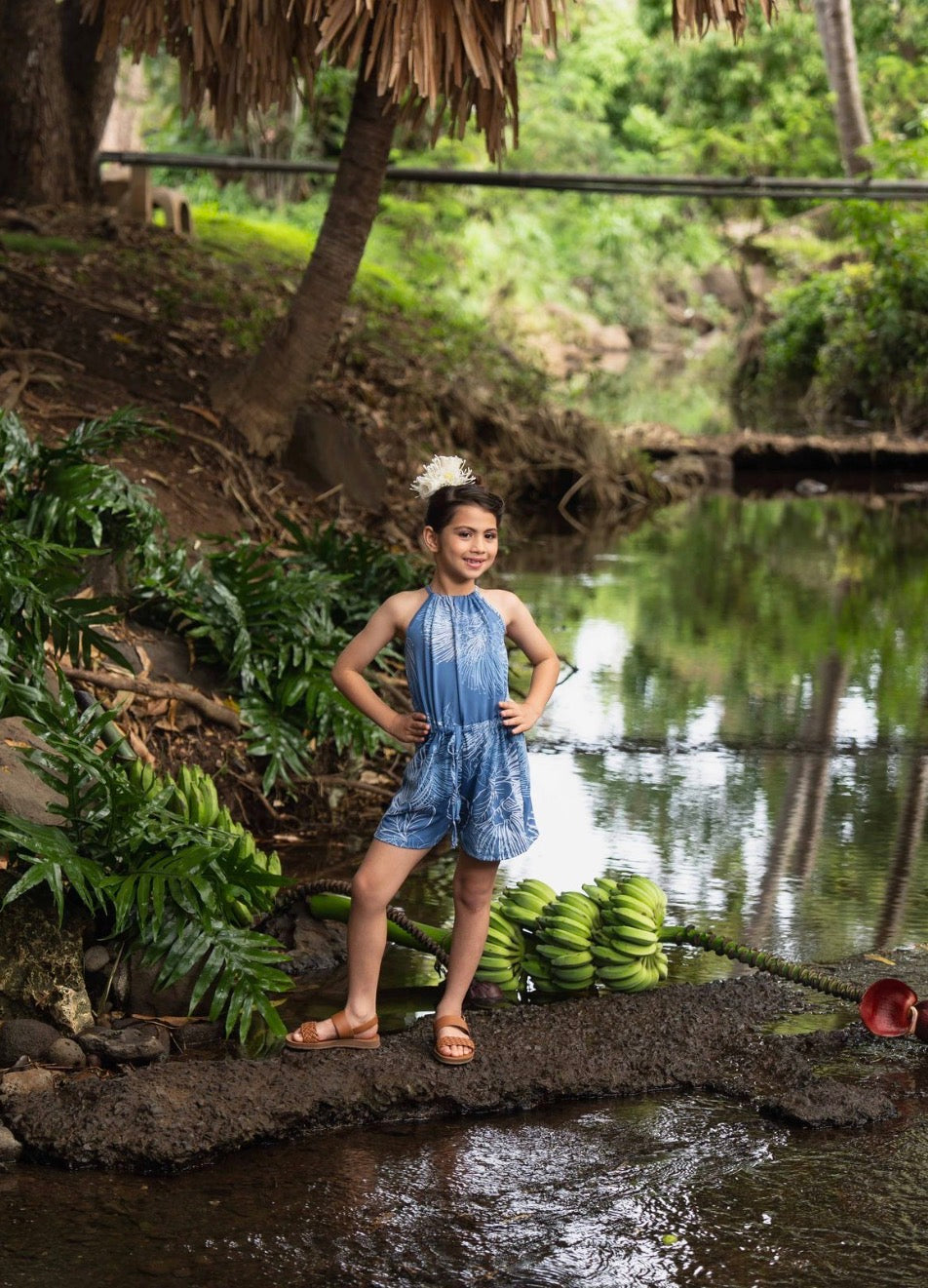 Nalani Halter Romper GIRLʻS DTY-S (MM ʻ26)