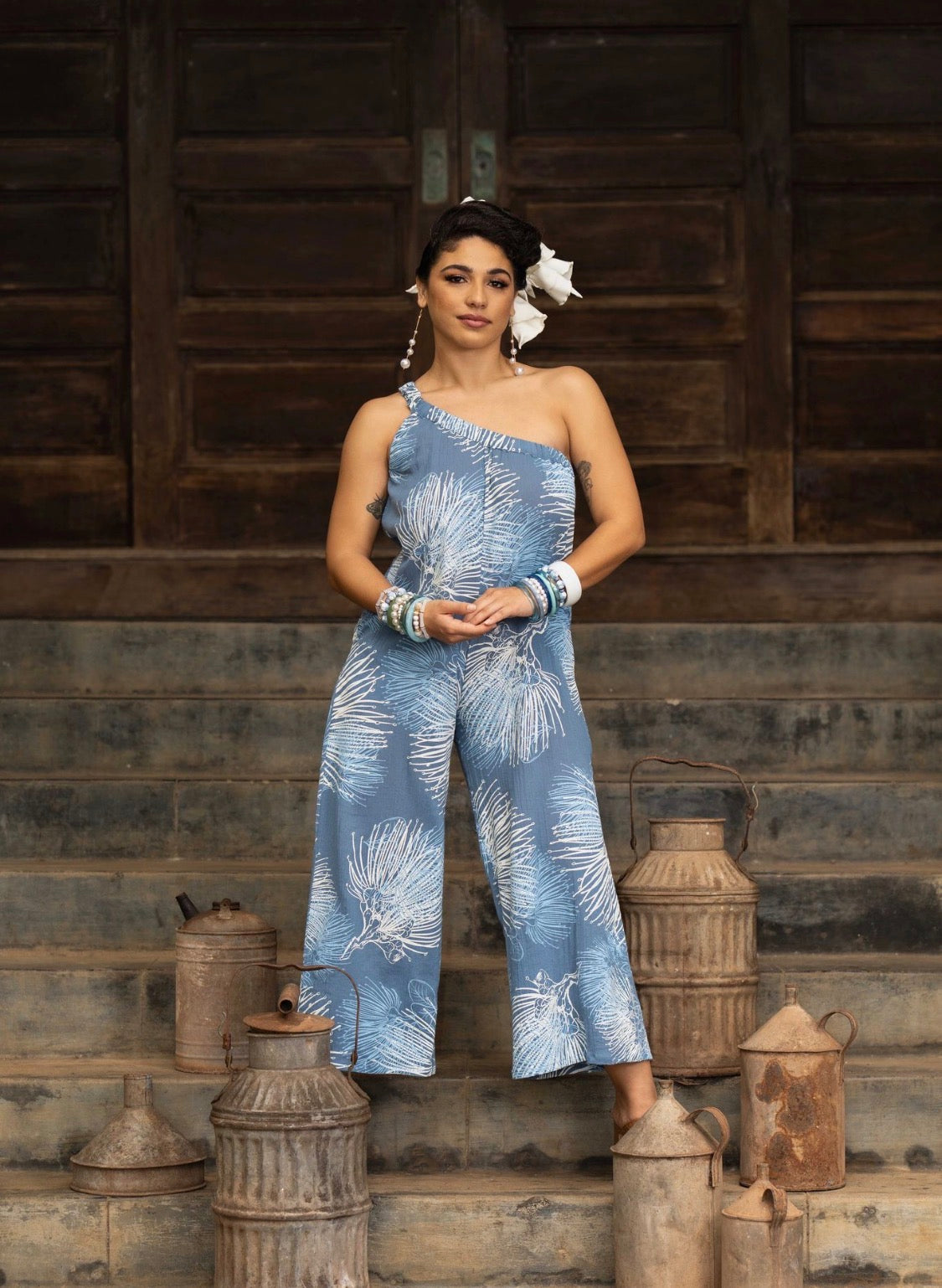 Mikiala ONE SIDED Pant Romper GAUZE (MM ʻ26)