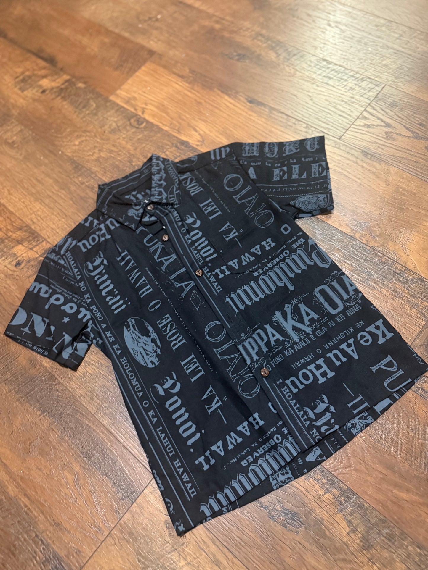 Aloha Shirt Button Down BOYS (LINEN MIH ʻ25)