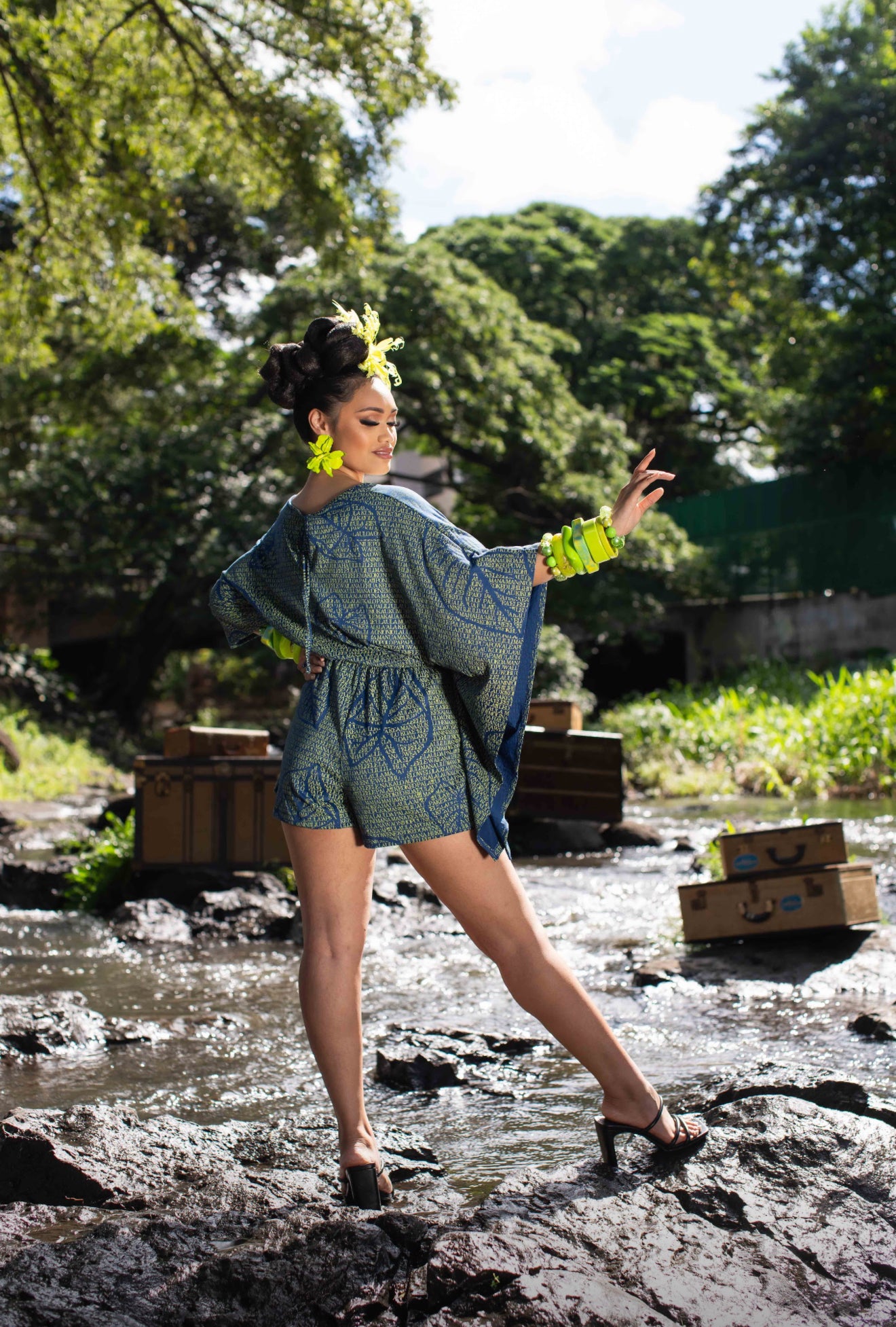 Haulani Shorts Romper DTY-S (MMʻ25)