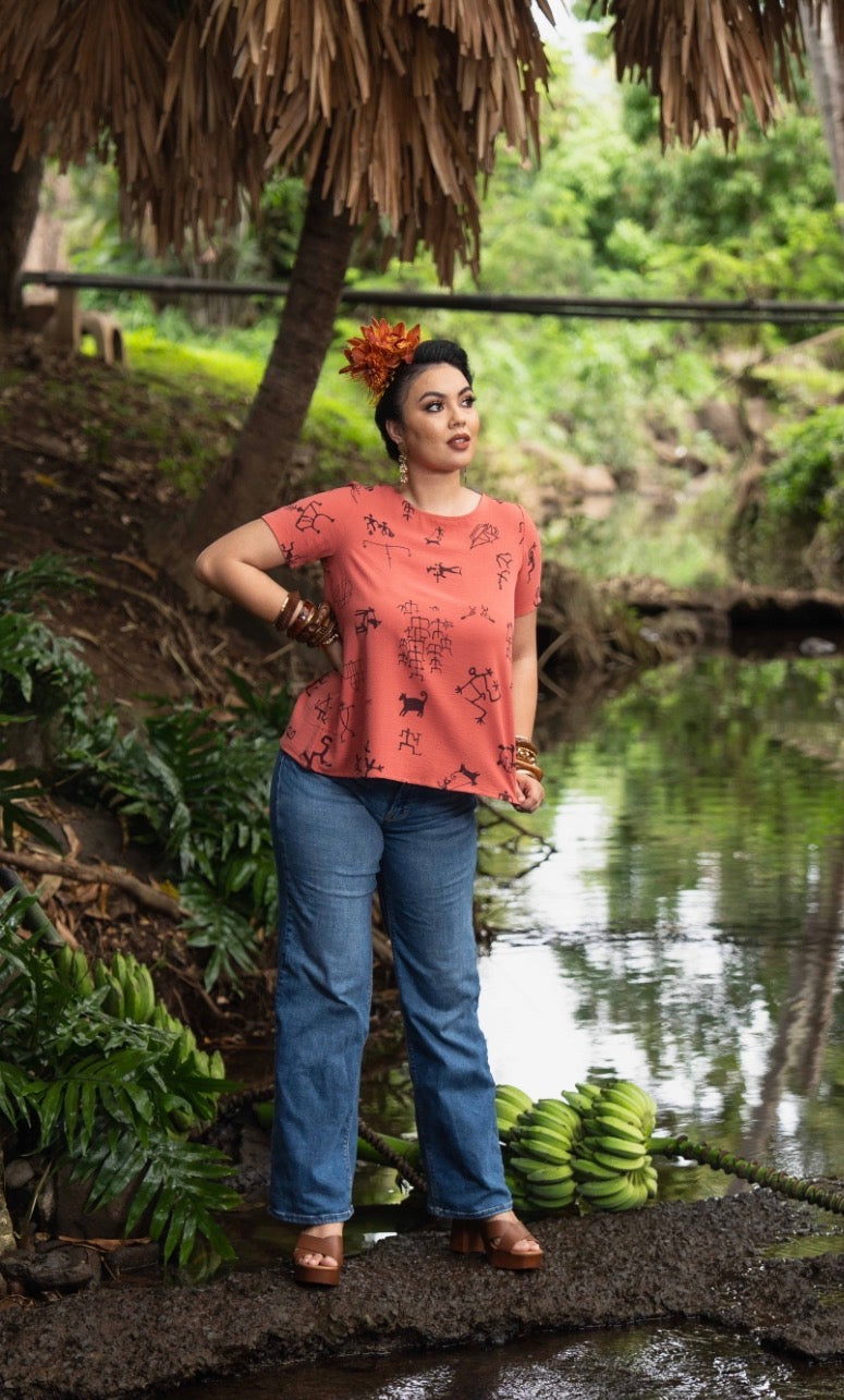 Hauoli SHORT SLEEVE Blouse AIRFLOW (MM ʻ26)