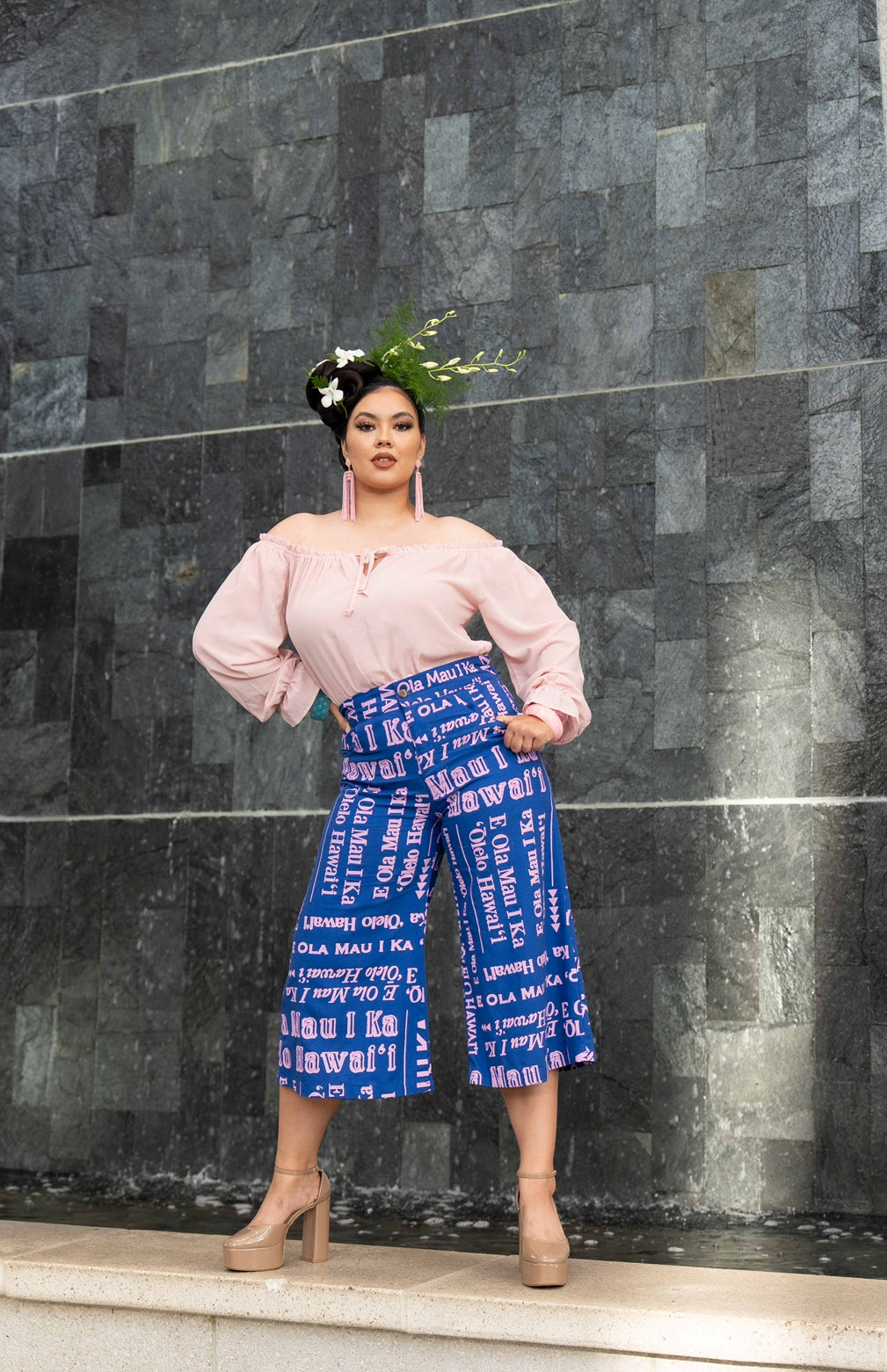 Haunani Wide Leg Culottes (LINEN MIH ʻ25)