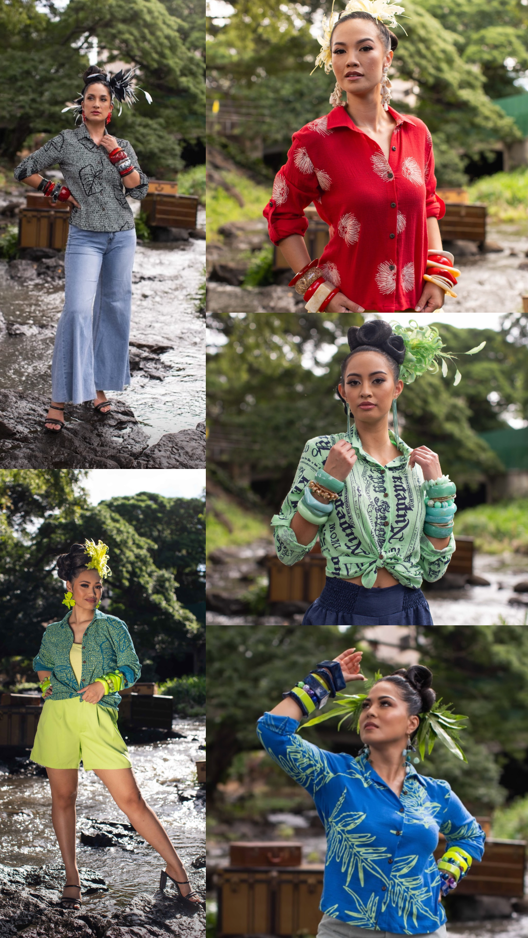 Kauʻi Long Sleeve Blouse GAUZE (MMʻ25)