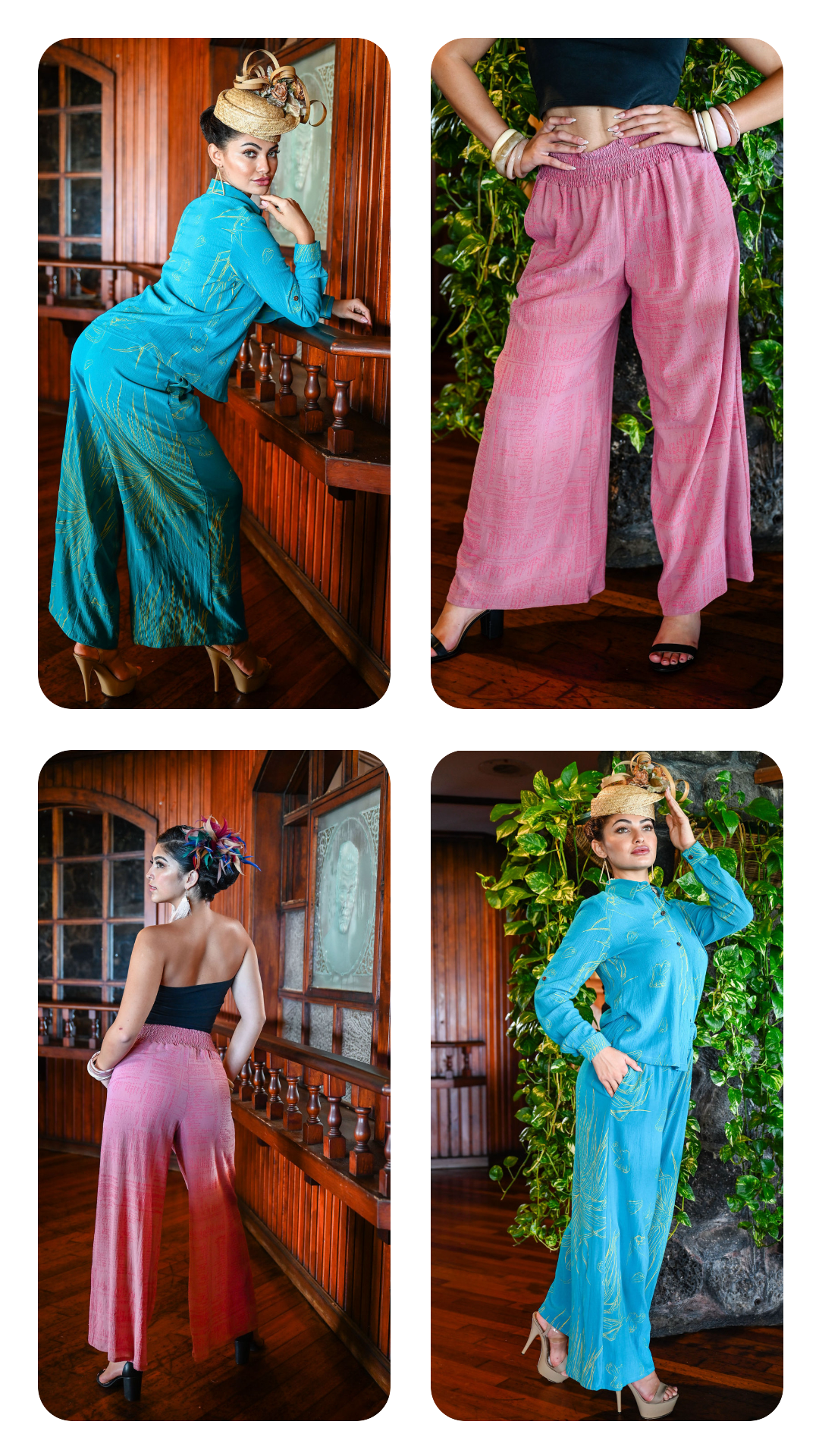 Puakea Smocking Pants GAUZE (Sʻ25)
