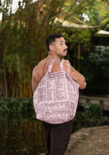 Niumalu 20" Reversible Tote Bag LINEN (MM ʻ26)