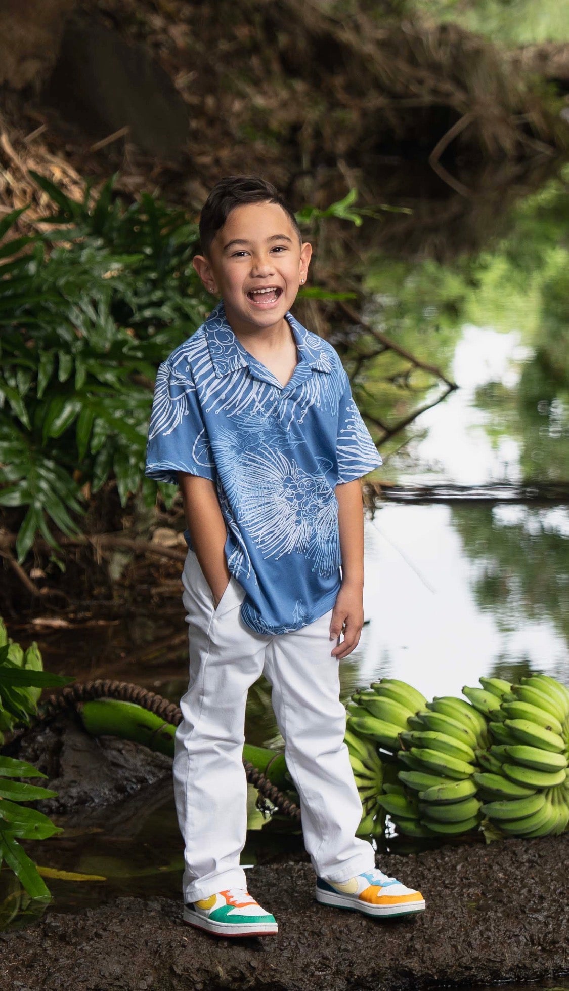 BOYS Kailianu Pullover Short Sleeve Shirt DTY-S ( MM ʻ26)