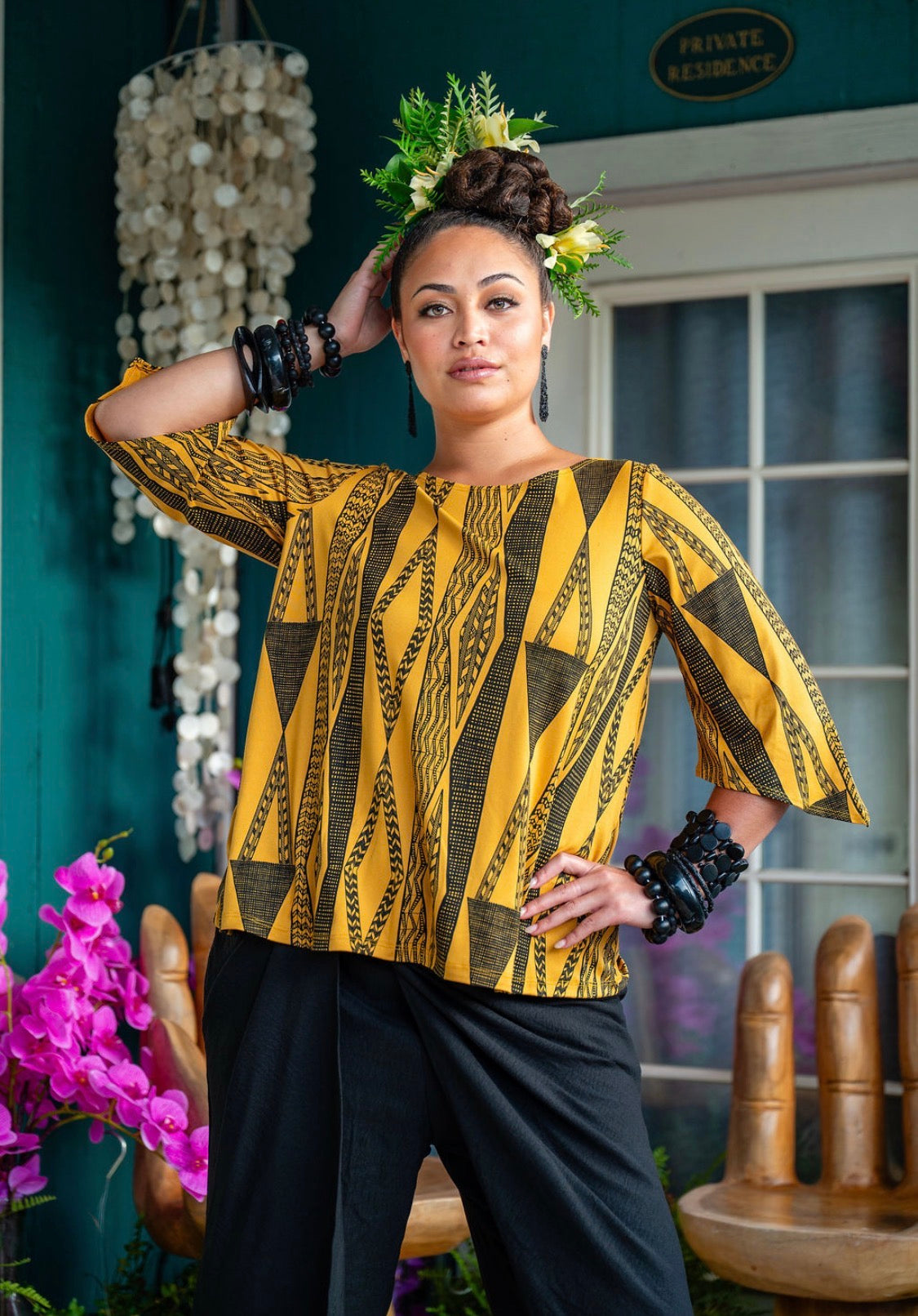 Hauoli Blouse DTY-S (HMP ʻ26)