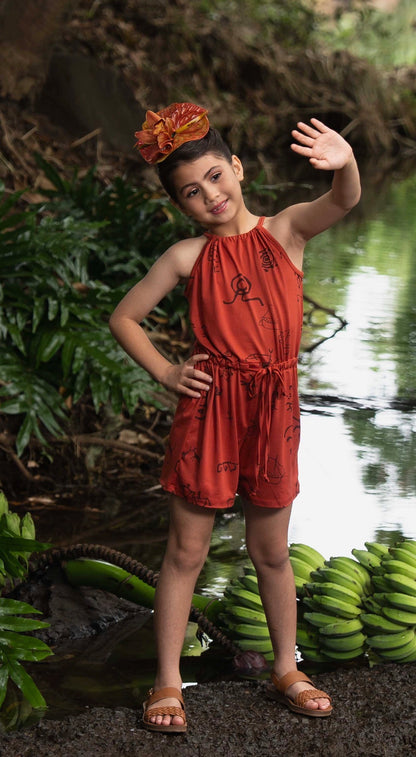 Nalani Halter Romper GIRLʻS  DTY-S  (MM ʻ26)