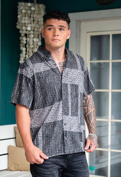 MENʻS Aloha Shirt Short Sleeve LINEN (BHG ʻ26)