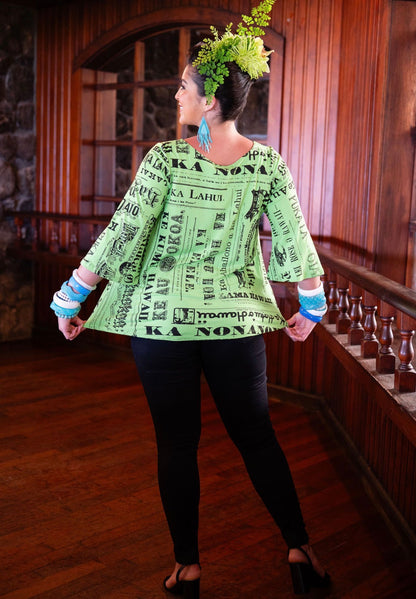 Hauoli Blouse DTY-S (NEON GREEN)