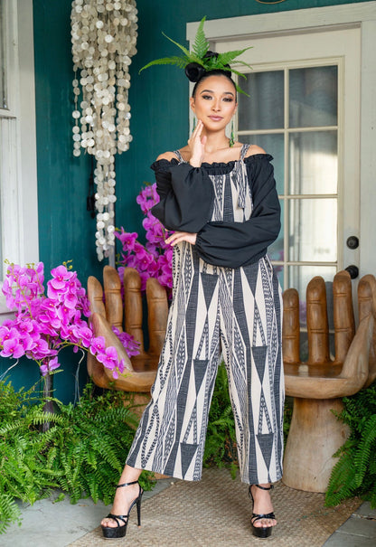 Kaʻi Tie Romper 3/4 AIRFLOW (HMP)