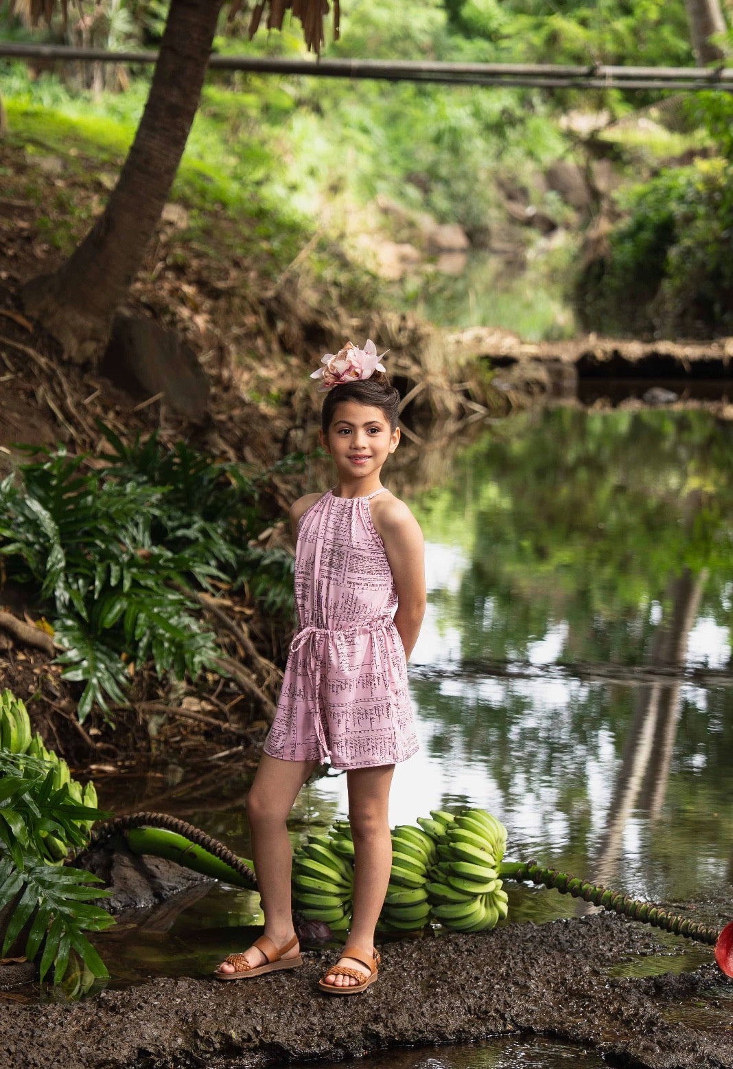 Nalani Halter Romper GIRLʻS  DTY-S  (MM ʻ26)