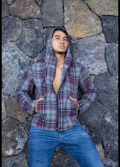 Kamaka Hooded PLAID Jackets