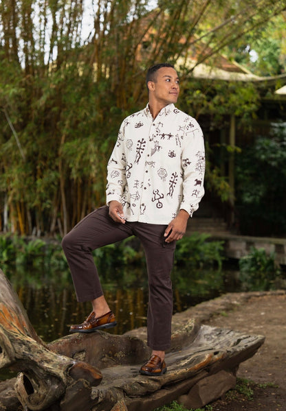 Aloha Shirt LONG SLEEVE (LINEN MM ʻ26)