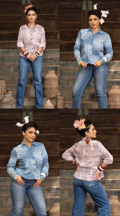 Kauʻi Long Sleeve Blouse GAUZE (MM ʻ26)