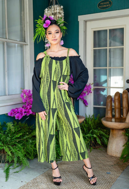 Kaʻi Tie Romper 3/4 AIRFLOW (HMP)