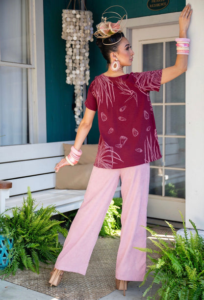 Hauoli SHORT SLEEVE Blouse AIRFLOW (BHD PHB ʻ26)