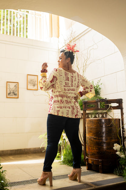 Hau’oli Blouse DTY-S (Winter ʻ25)