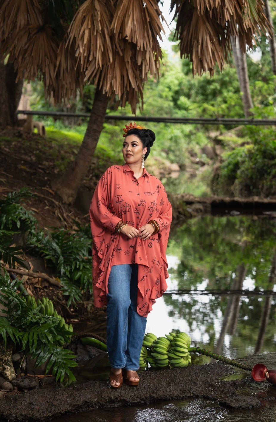 Anuenue Ruffle Wide Blouse AIRFLOW (MM ʻ26)