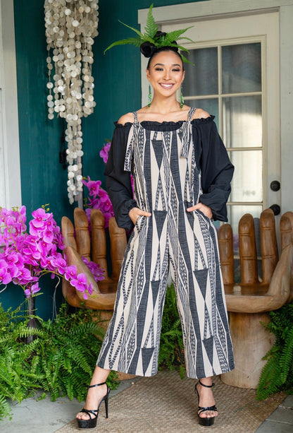 Kaʻi Tie Romper 3/4 AIRFLOW (HMP)