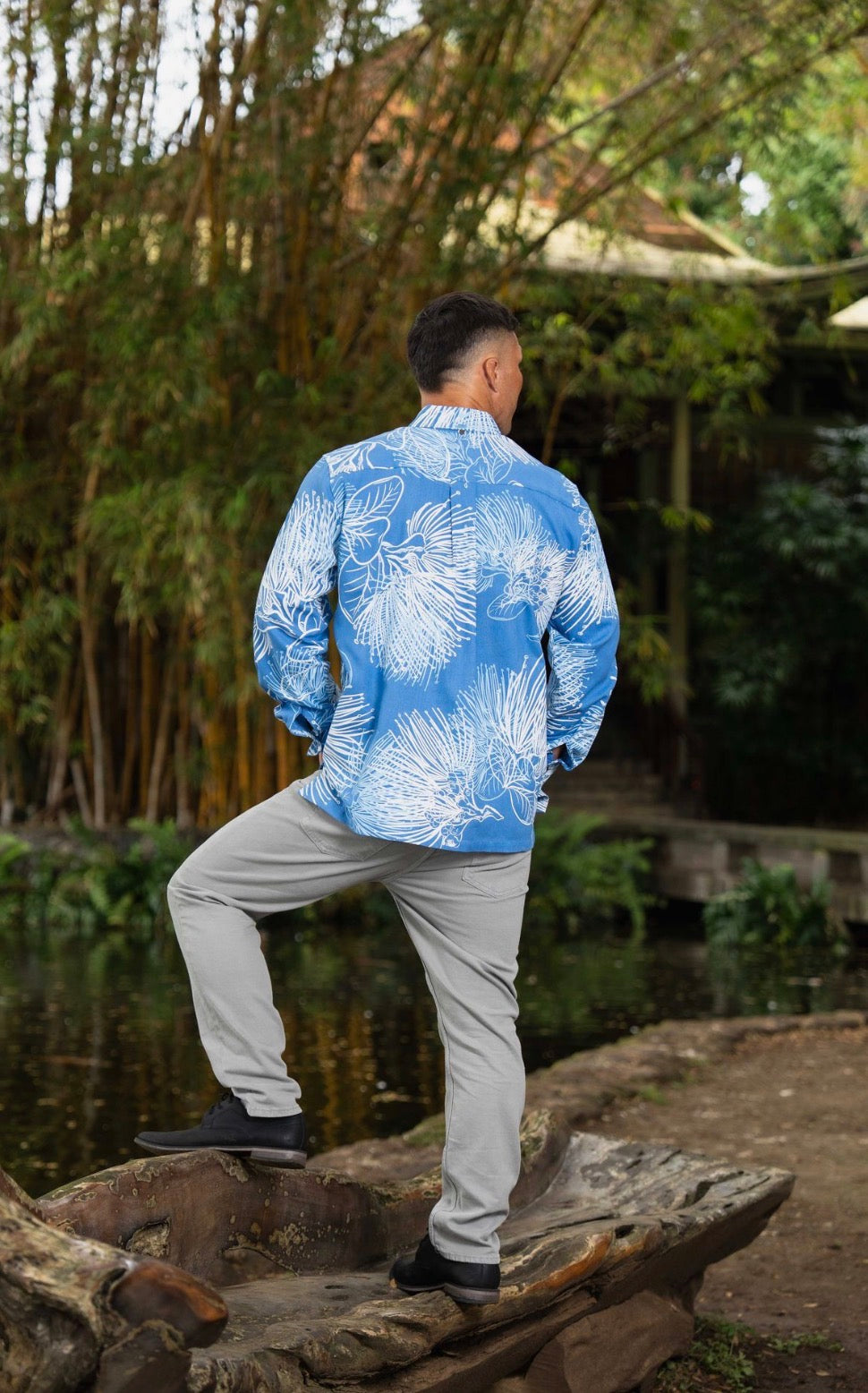 Aloha Shirt LONG SLEEVE (LINEN MM ʻ26)