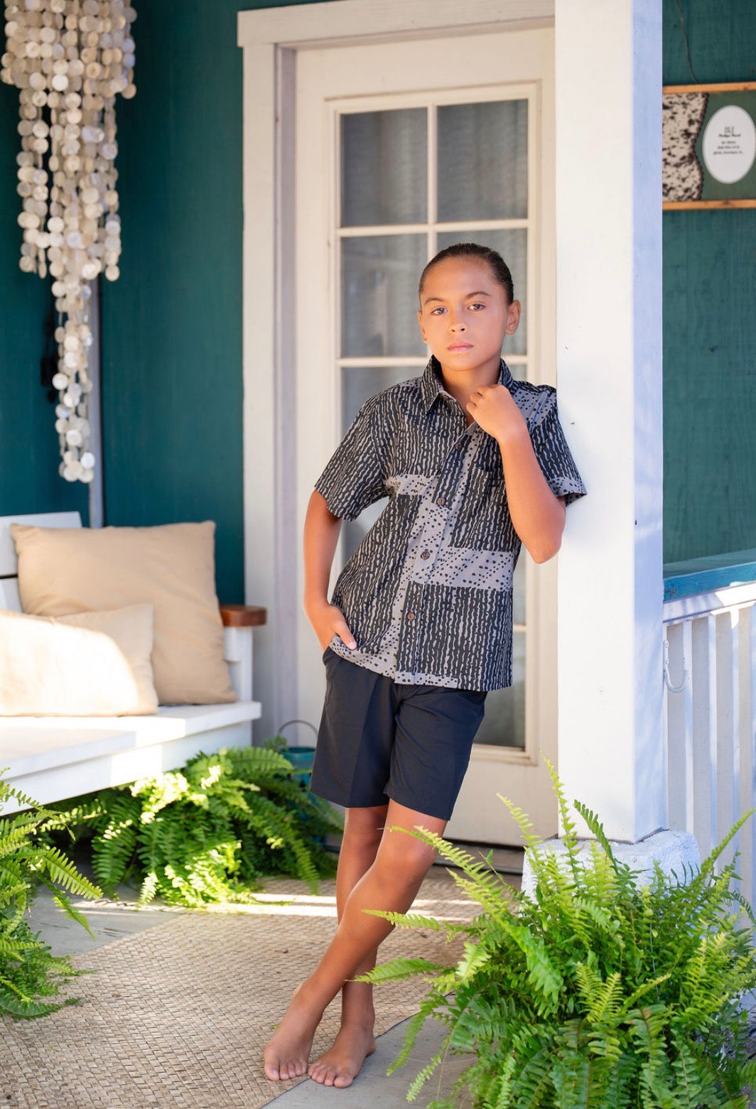 Aloha Shirt Button Down BOYS LINEN (BHG ʻ25)
