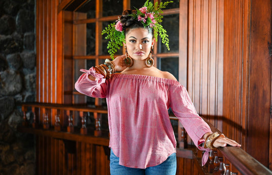 Poʻokela Blouse (MIH GAUZE ʻ25) MT