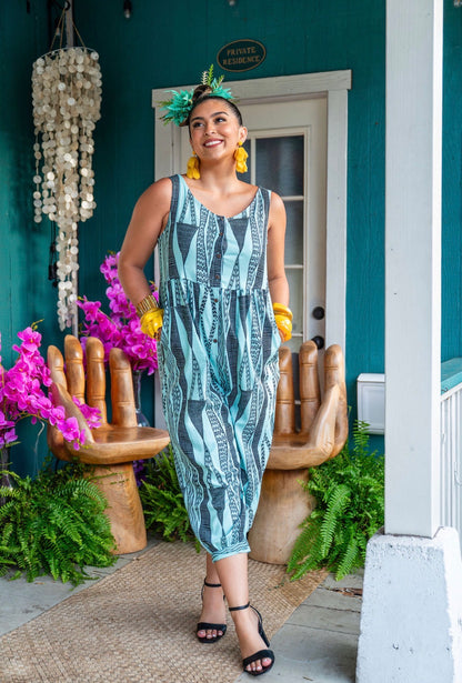 Hāleo Tank Romper LINEN (HMP ʻ26)