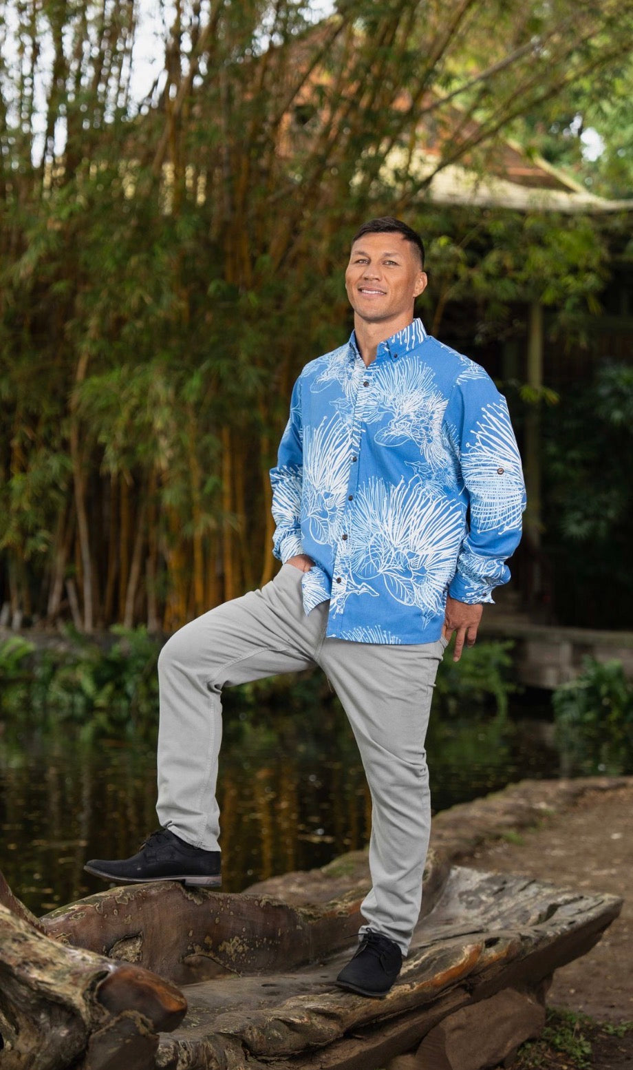 Aloha Shirt LONG SLEEVE (LINEN MM ʻ26)