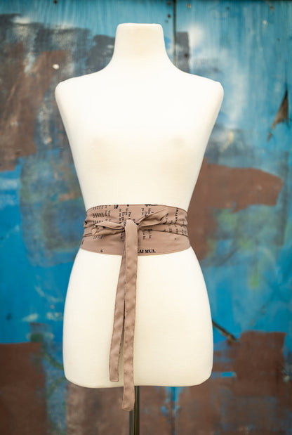 Kimono Obi Belt (Wool Dobby)