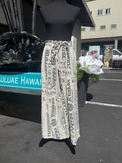 Kelelani Wide Leg Pants (LINEN- Winter ʻ25)