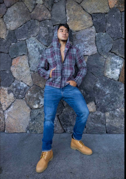 Kamaka Hooded PLAID Jackets