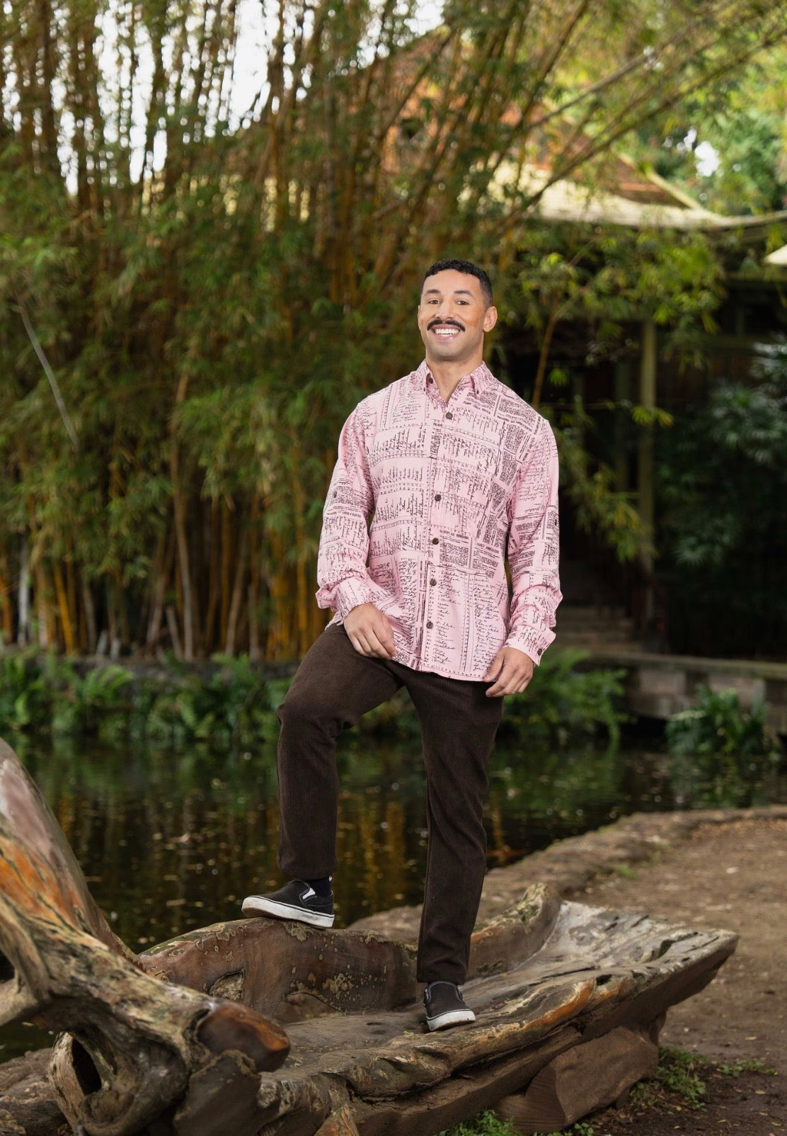 Aloha Shirt LONG SLEEVE (LINEN MM ʻ26)